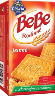 Cereální sušenky Opavia BeBe Rodinné 130 g - JEMNÉ