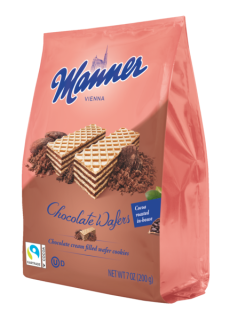 Oplatky MANNER 200 g čokoládové