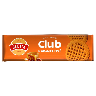 Karamelové sušenky SEDITA Rodinné Club 160 g