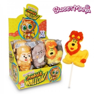 Lízátko marshmallow 35 g JUNGLE