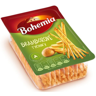 Bramborové tyčinky BOHEMIA 80 g vanička
