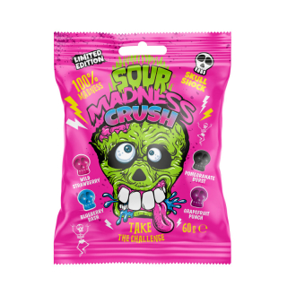 Extra kyselý drops SOUR MADNESS 60 g mix příchutí