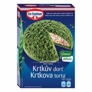 Krtkův dort Dr.Oetker 410 g - GREEN & WHITE - ZELENÝ
