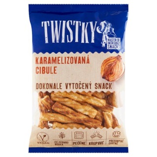 Slané pečené tyčinky TWISTKY 160g - karamelizovaná cibule