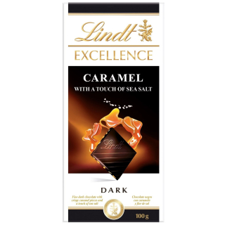 Čokoláda Lindt Excellence 100 g karamel a mořská sůl