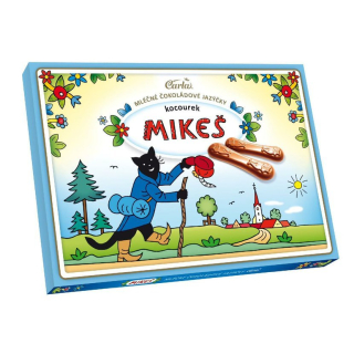 Mléčné čokoládové jazýčky Mikeš 100 g