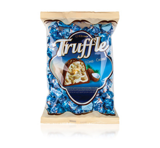 Bonbóny (pralinky) ELVAN TRUFFLE 1 kg - pralinky v čokoládě KOKOS