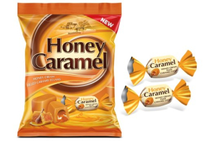 Měkké karamely HONEY CARAMEL 400 g - s medovou příchutí