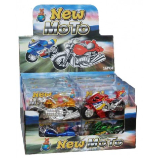 Hračka MOTORKA - NEW MOTO + cukrovinky 5 g - VÝPRODEJ !!! DMT: 1/2025