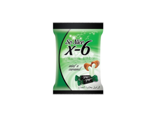 Karamelky So nice X-6 měkké bonbóny 250 g karamel a máta