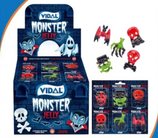 Želé VIDAL MONSTER JELLY příšerky 11 g - SUPER CENA !!! balení 66 ks