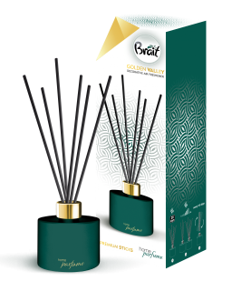 Vonný difuzér BRAIT 100 ml - GOLDEN VALLEY - zelený