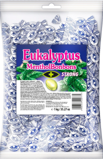 Drops EUKALYPTUS 1 Kg eukalyptus & máta - EXTRA STRONG