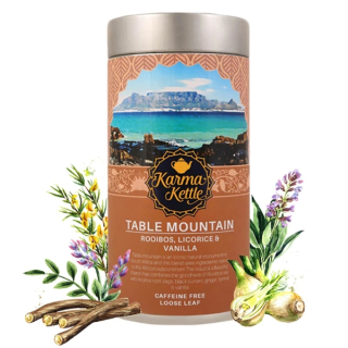 Rooibos sypaný čaj KARMA KETTLE 75 g - TABLE MOUNTAIN - rooibos čaj s lékořicí a vanilkou