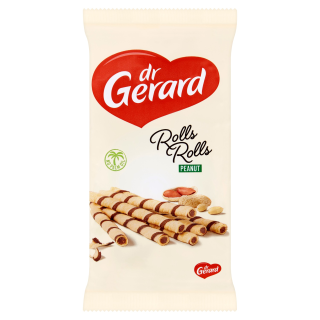 Vaflové trubičky Dr.Gerard 144 g s ARAŠÍDOVOU náplní