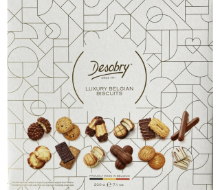 Luxusní belgické sušenky DESOBRY 200 g