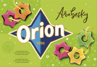 Orion Arabesky ovocné želé 209 g HVĚZDY POLOmáčené