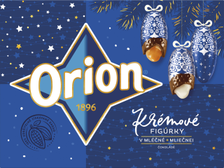 ORION figurky KRÉMOVÉ mléčné 333 g KARAMEL & CITRÓN
