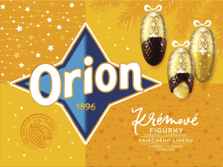 ORION figurky KRÉMOVÉ hořké 333 g VAJEČNÝ LIKÉR