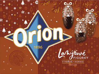 ORION figurky LANÝŽOVÉ hořké 315 g ČOKOLÁDOVÉ