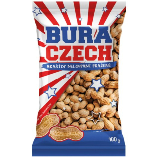 Arašídy BURACZECH 400 g neloupané pražené