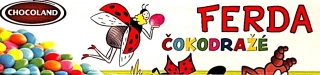 Barevné dražé FERDA 30 g čokodražé z mléčné čokolády