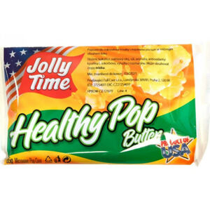 Popcorn HEALTHY POP BUTTER 100 g máslový se sníženým obsahem tuku BEZLEPKOVÝ