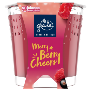 Vonná svíčka GLADE 129 g MERRY BERRY CHEERS