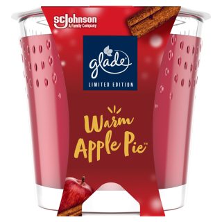 Vonná svíčka Glade 129 g WARM APPLE PIE - limitovaná edice