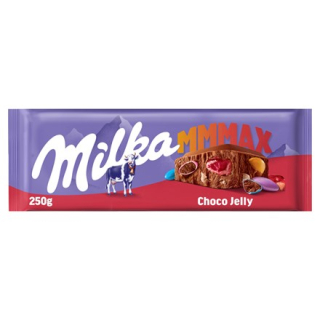 Čokoláda MilkaMMMAX Choco Jelly 250 g 100 % alpské mléko s želé