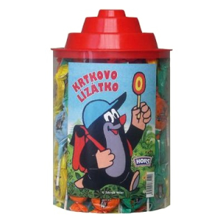 Lízátko HORS 10 g KRTEČEK - dóza 150 ks