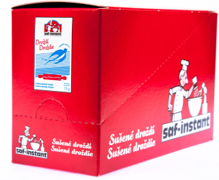 Sušené droždí SAF-instant 11 g sáček - balení 25 ks