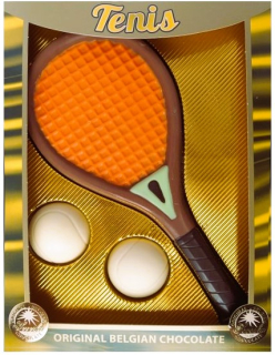 Čokoládová dárková kazeta 170 g TENIS - belgická čokoláda - AKCE !!!