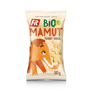 Snack MAMUT 50 g kukuřičný snack s arašídovou pastou BIO BEZ LEPKU