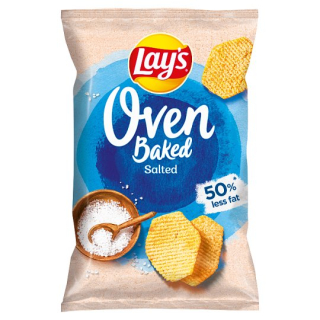 Lupínky LAY'S Oven baked 110 g bramborové solené 50 % méně tuku