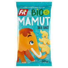 Snack MAMUT 50 g kukuřičný snack s mořskou solí BIO BEZ LEPKU
