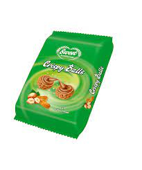 Oplatky Crispy Balls 200 g kuličky s ořechovou náplní a arašídy