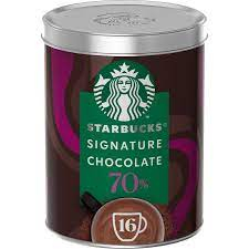 Nápoj v prášku STARBUCKS 300 g čokoláda, 16 porcí, signature chocolate, 70 %