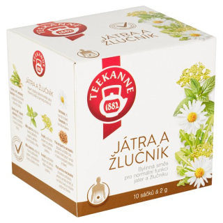 Bylinná směs Teekanne 20 g pro játra a žlučník 10 sáčků