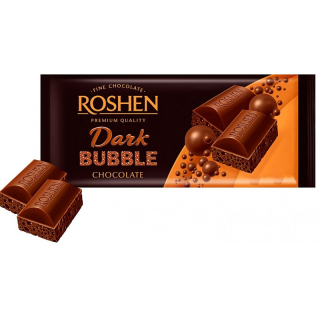 Čokoláda ROSHEN 80 g BUBBLE HOŘKÁ