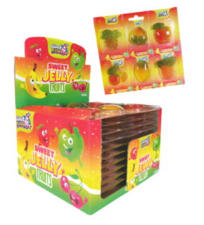 Želé SWEET FLASH 6x 11 g  (66 g) FRUITS - blistr 6 ks
