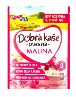Ovesná kaše BONAVITA, malina 55g