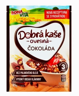 Ovesná kaše BONAVITA, čokoláda 55g