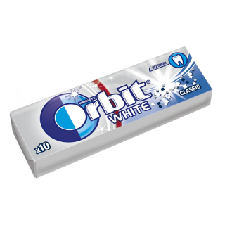 Žvýkačky ORBIT WHITE dražé - CLASSIC balení 30 ks