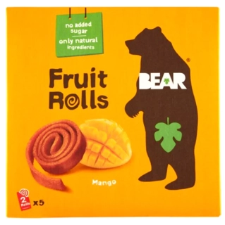 100% přírodní ovocné BEAR ROLLS mango 5x 20 g