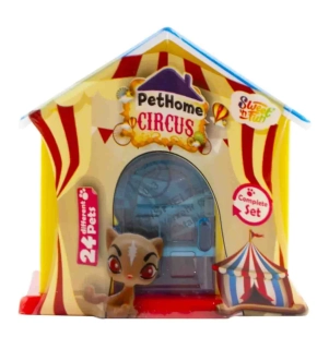 Hračka PET HOME CIRCUS 10 g - Domeček se zvířátkem a bonbónky
