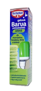 Barva gelová potravinářská zelená 10g