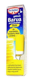 Barva gelová potravinářská žlutá 10g