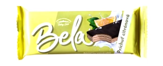 Polomáčená oplatka BELA s příchutí citrónu 45g