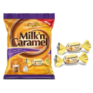 Měkké karamely MILK CARAMEL 400 g - s mléčnou příchutí